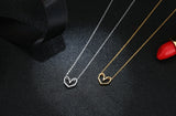 100% 925 Sterling Silver Jewelry Irregular Heart Necklaces - Uncommon Remington 