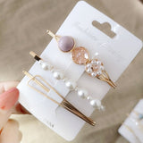 3PCS/SET Acrylic Beads Hairpins/ Korean Simple Sweet Hair Clips - Uncommon Remington 