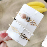 3PCS/SET Acrylic Beads Hairpins/ Korean Simple Sweet Hair Clips - Uncommon Remington 