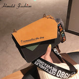 Envelop style Shoulder Bag / Messenger bag Wide Strap Flap Bag Q - Uncommon Remington 