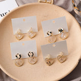 Sweet Transparent Wavelet Point Drop Earrings - Uncommon Remington 