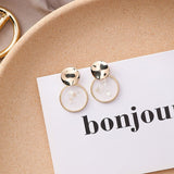 Sweet Transparent Wavelet Point Drop Earrings - Uncommon Remington 