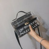 PVC Clear Transparent Shoulder Bag  Crossbody Bags/ Summer Handbag - Uncommon Remington 