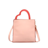 Small Square Bags  PU Leather with heart handle - Uncommon Remington 