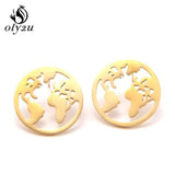 World Map Earrings (You own the whole world) - Uncommon Remington 