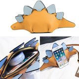 Stegosaurs Dinosaur Shape Cross Body Bag PU Leather - Uncommon Remington 