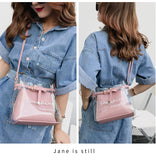 Fashion Transparent Clear Jelly Bags Letters Printing Handbags - Uncommon Remington 