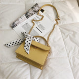 2019 Sweet Scarves Flap Bags with Golden Chain - Uncommon Remington 