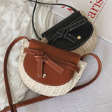 Women's Fashion  Moon shape  Messenger Bag (Woven Bag) - Uncommon Remington 