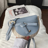 Women's Fashion  Moon shape  Messenger Bag (Woven Bag) - Uncommon Remington 