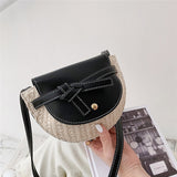 Women's Fashion  Moon shape  Messenger Bag (Woven Bag) - Uncommon Remington 