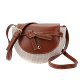 Women's Fashion  Moon shape  Messenger Bag (Woven Bag) - Uncommon Remington 