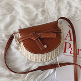 Women's Fashion  Moon shape  Messenger Bag (Woven Bag) - Uncommon Remington 