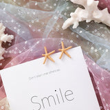 (Beach vibe/ Summer must have) S925 Sterling Silver Pin Simple Cute Sea Starfish Stud Earrings - Uncommon Remington 