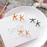 (Beach vibe/ Summer must have) S925 Sterling Silver Pin Simple Cute Sea Starfish Stud Earrings - Uncommon Remington 