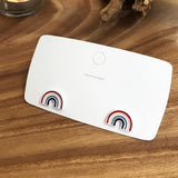 2019 Sweet Cute S925 Sterling Silver Rainbow Stud Earrings - Uncommon Remington 