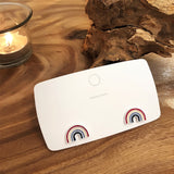 2019 Sweet Cute S925 Sterling Silver Rainbow Stud Earrings - Uncommon Remington 