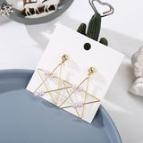 Fashion Star with Pearl beaded Earrings - Uncommon Remington 