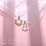 Korean design  Alice wonderland dangle earrings - Uncommon Remington 