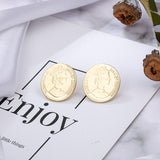 2019 New Design Golds Portrait Coin Earrings - Uncommon Remington 