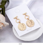 2019 New Design Golds Portrait Coin Earrings - Uncommon Remington 