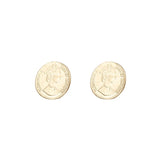 2019 New Design Golds Portrait Coin Earrings - Uncommon Remington 