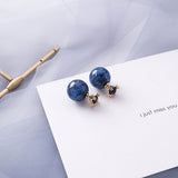 (Blue collections) 2019 Korean Fashion Blue Geometric Acrylic Irregular  Earrings Gifts - Uncommon Remington 