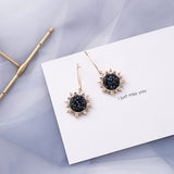 (Blue collections) 2019 Korean Fashion Blue Geometric Acrylic Irregular  Earrings Gifts - Uncommon Remington 