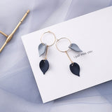(Blue collections) 2019 Korean Fashion Blue Geometric Acrylic Irregular  Earrings Gifts - Uncommon Remington 