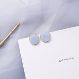 (Blue collections) 2019 Korean Fashion Blue Geometric Acrylic Irregular  Earrings Gifts - Uncommon Remington 