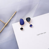 (Blue collections) 2019 Korean Fashion Blue Geometric Acrylic Irregular  Earrings Gifts - Uncommon Remington 