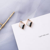 (Blue collections) 2019 Korean Fashion Blue Geometric Acrylic Irregular  Earrings Gifts - Uncommon Remington 
